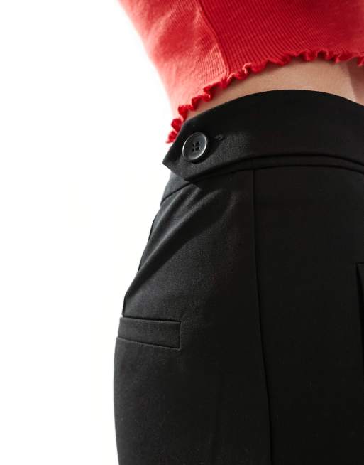 ASOS DESIGN Tall tailored tapered pants in black , 3 of 5