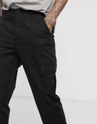 asos design tapered cargo pants