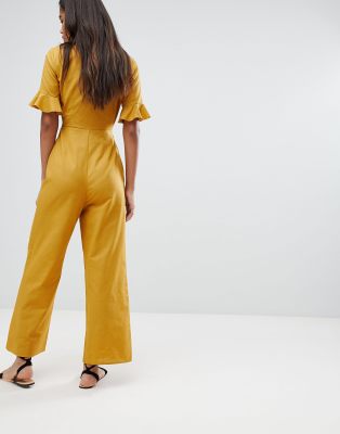 tall linen jumpsuit