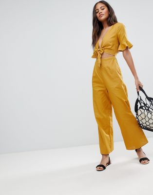 tall linen jumpsuit