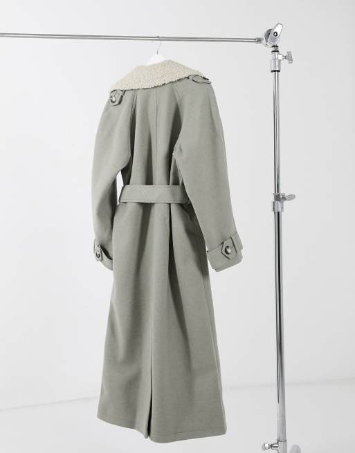 Asos maxi coat hot sale