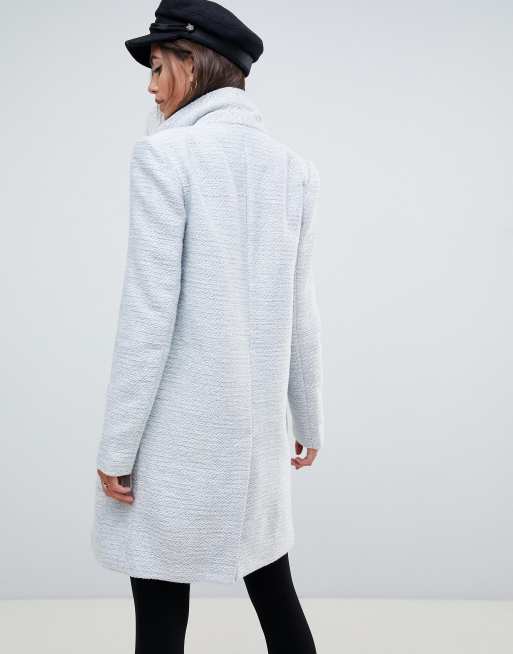 ASOS DESIGN Tall textured slim coat