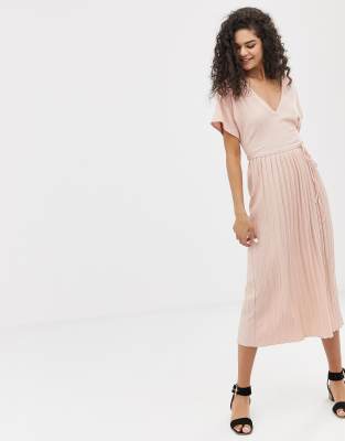 asos midi skater skirt