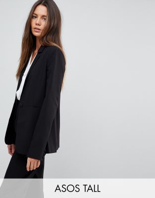 black tailored blazer