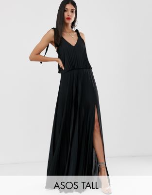 black maxi dress asos