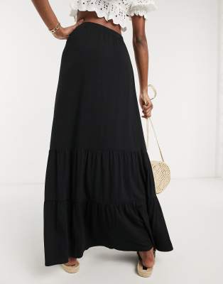 black maxi skirt tall