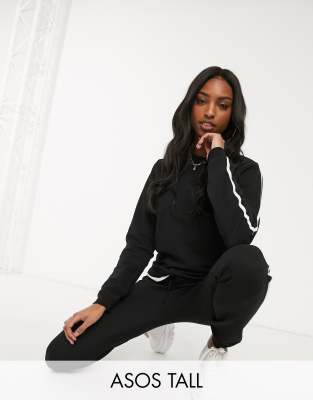 black cotton tracksuit