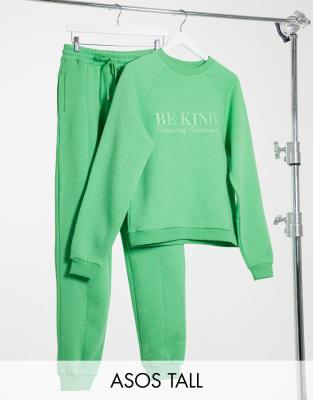 asos green joggers