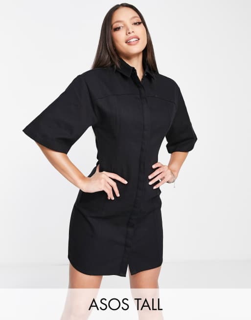 Asos tall outlet shirt dress