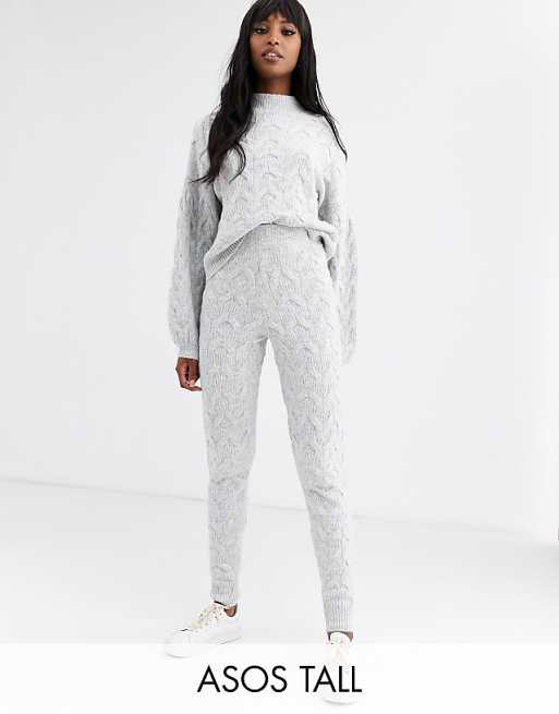 ASOS DESIGN Tall two-piece cable jogger | ASOS