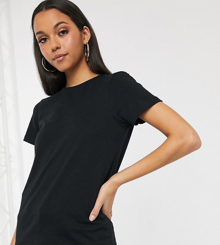 ASOS DESIGN Tall - Ultiem T-shirt van biologisch katoen met ronde hals in zwart