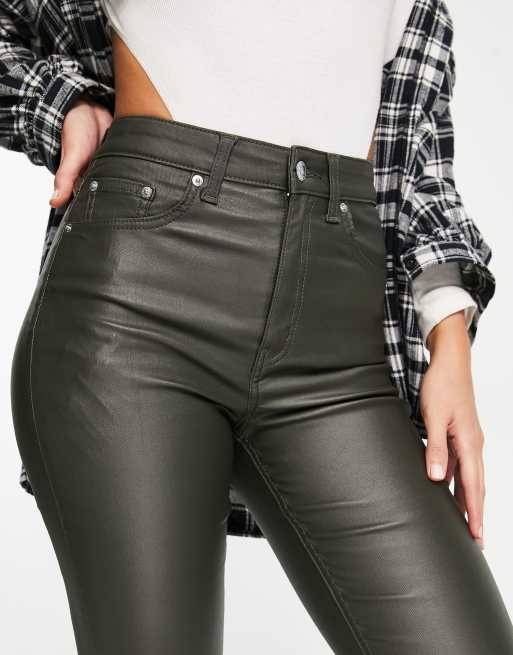 Leather jeans sale asos