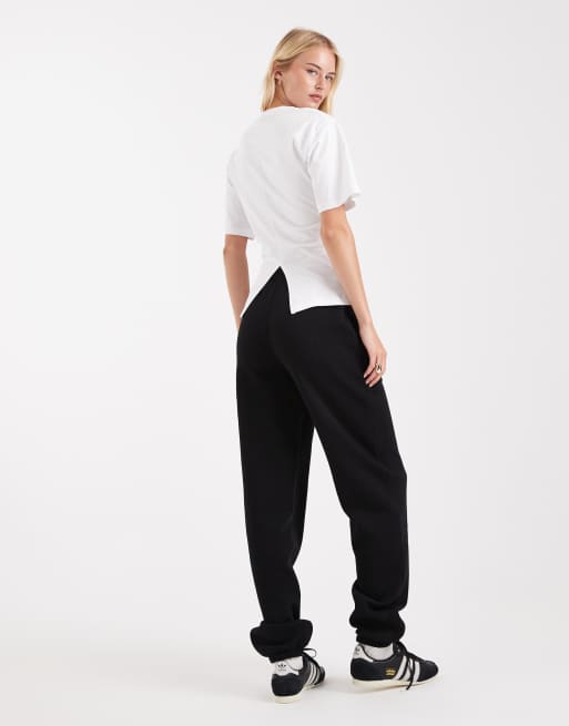 ASOS DESIGN Tall - Ultimate - Brushback joggingbroek met boorden in zwart, 5 van 5