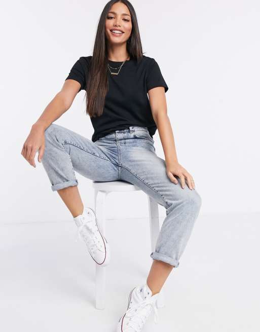 ASOS DESIGN Tall – Ultimate – Czarny bawełniany T-shirt z okrągłym dekoltem – BLACK, 4 z 4