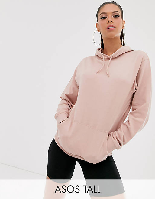 ASOS DESIGN Tall ultimate hoodie in pink | ASOS