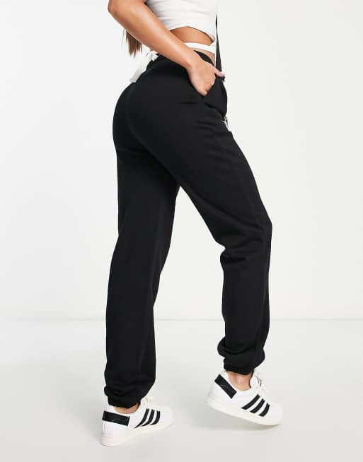 ASOS DESIGN woven jogger in black