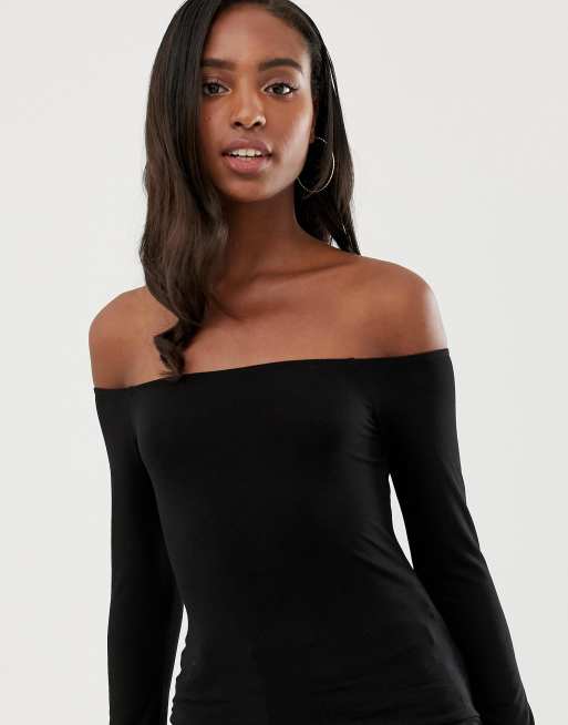 Strapless long sleeve top sale