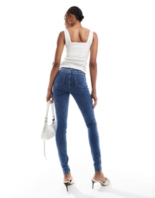 Asos Tall Asos Design Tall Ultimate Skinny Jean In Blue