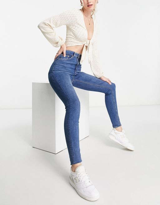 ASOS DESIGN ultimate skinny jeans in bright blue