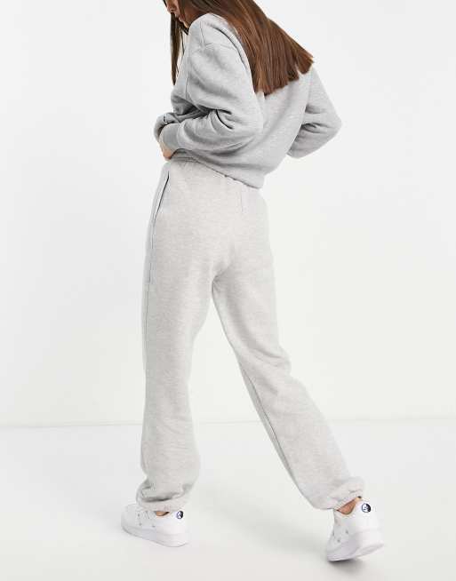 ASOS Curve ASOS DESIGN Curve tracksuit ultimate oversized hoodie /  sweatpants in gray heather - ShopStyle Activewear Pants