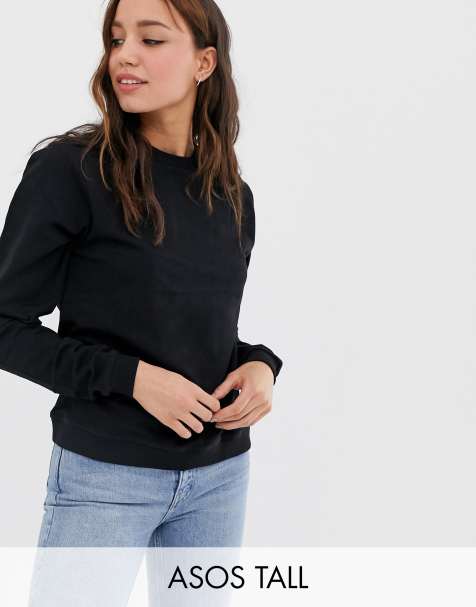 ASOS DESIGN Tall ultimate sweatshirt in black