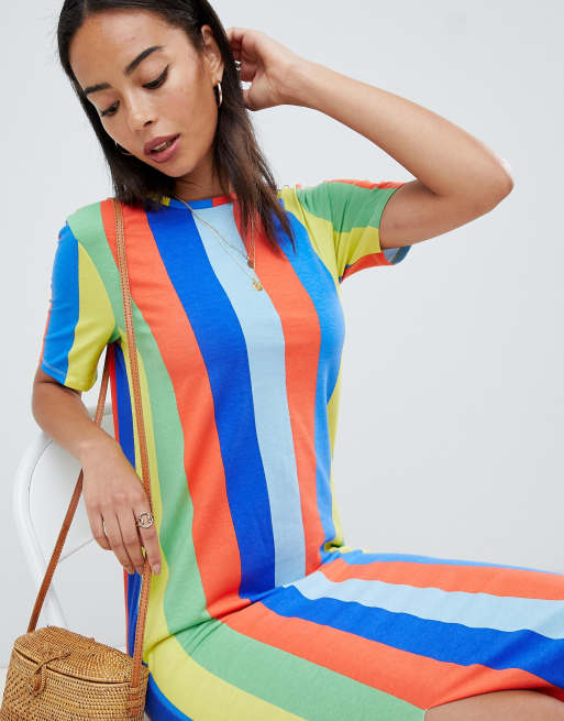 Asos rainbow dress hotsell