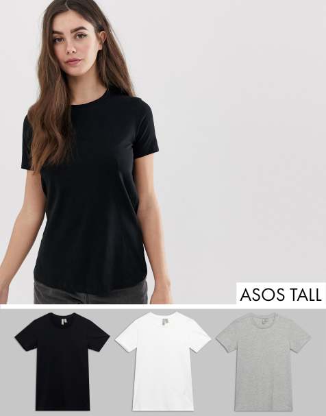 ASOS DESIGN Tall ultimate t-shirt with crew neck in 3 pack SAVE