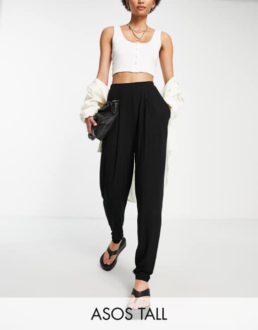 ASOS DESIGN Tall - Ultimative peg-bukser i sort