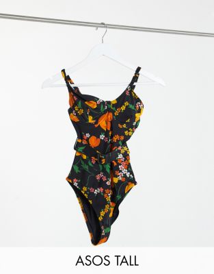 asos tall one piece swimsuit