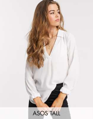 asos tall blouses