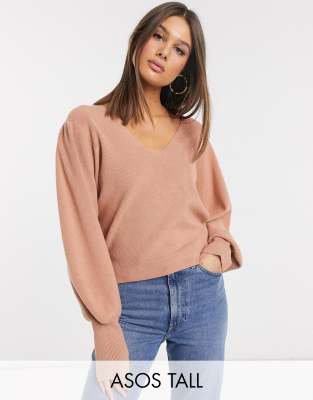 tall v neck jumper