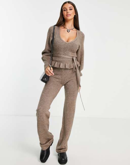Peplum hem jumper store