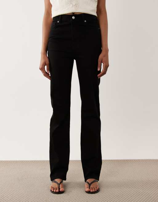 ASOS DESIGN Tall - vaquero recto slim negro, 2 de 5