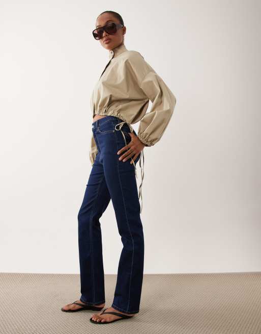ASOS DESIGN Tall - vaqueros rectos slim de lavado oscuro azul, 2 de 5