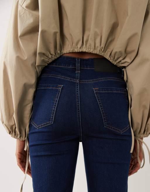ASOS DESIGN Tall - vaqueros rectos slim de lavado oscuro azul, 4 de 5