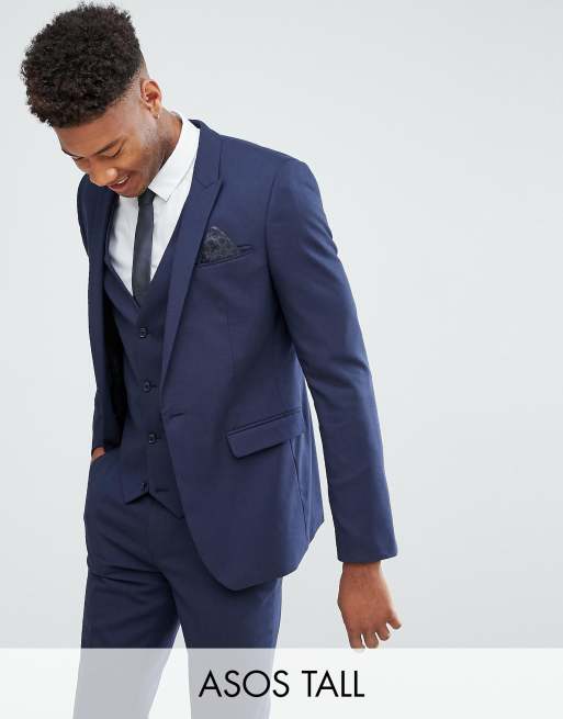 ASOS DESIGN Tall - Costume ajusté - Bleu marine, 2 de 4