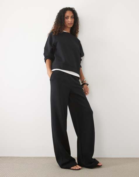 ASOS DESIGN Tall vida joggers i svart - view 1