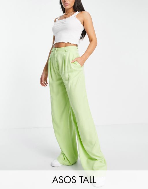 Asos tall wide 2025 leg trousers