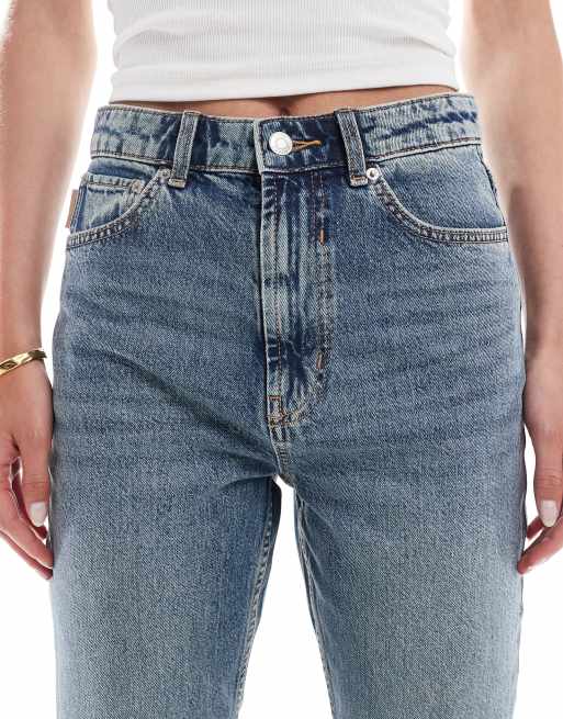ASOS DESIGN Tall – Vintagetvättade raka jeans i 90-talsstil , 5 av 5