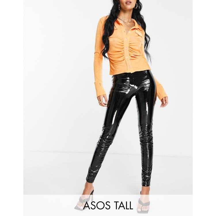 Tall sale vinyl pants