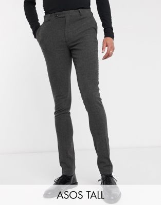 ASOS DESIGN Tall wedding super skinny Slim Fit Tall Sweat Pants (charcoal