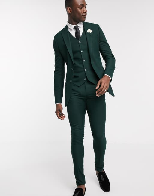 Green on sale suit asos