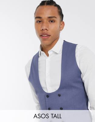 low cut waistcoat suit