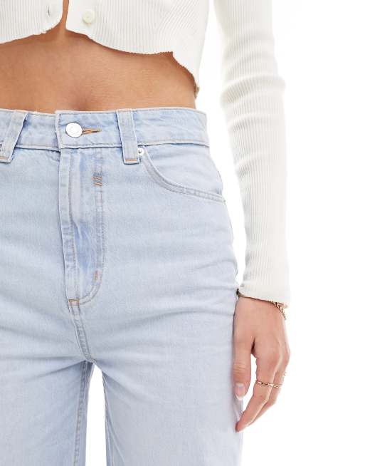 Cropped dad jeans deals