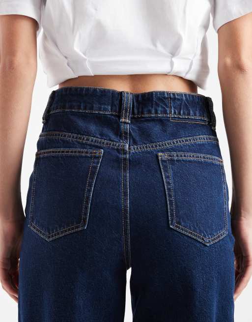 ASOS DESIGN Tall wide leg dad jeans in rinse
