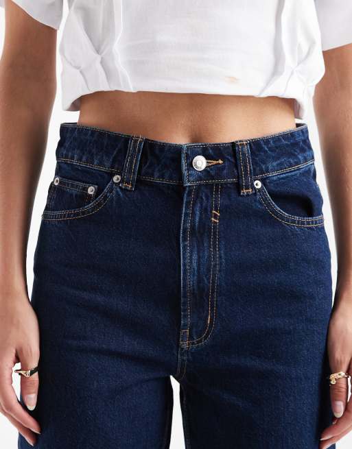 ASOS DESIGN Tall wide leg dad jeans in rinse