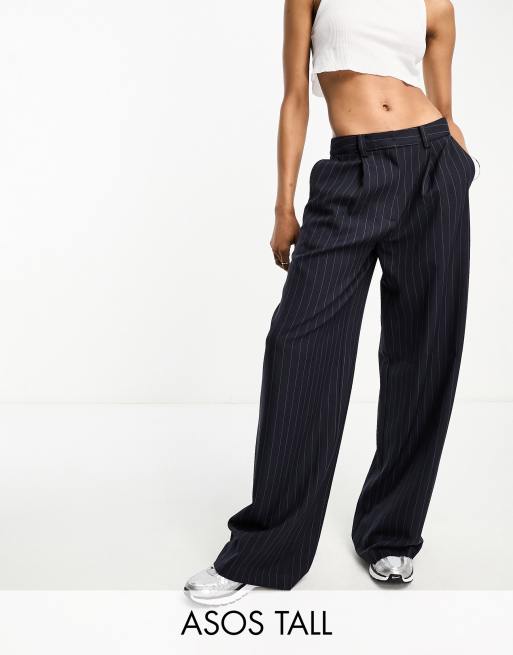 Tall Pinstripe Dress Pants