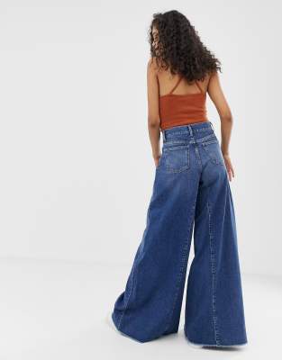 wide leg tall jeans