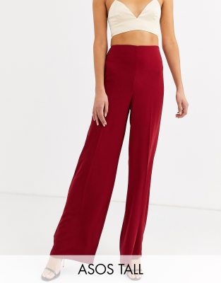 high waisted wide leg pants tall