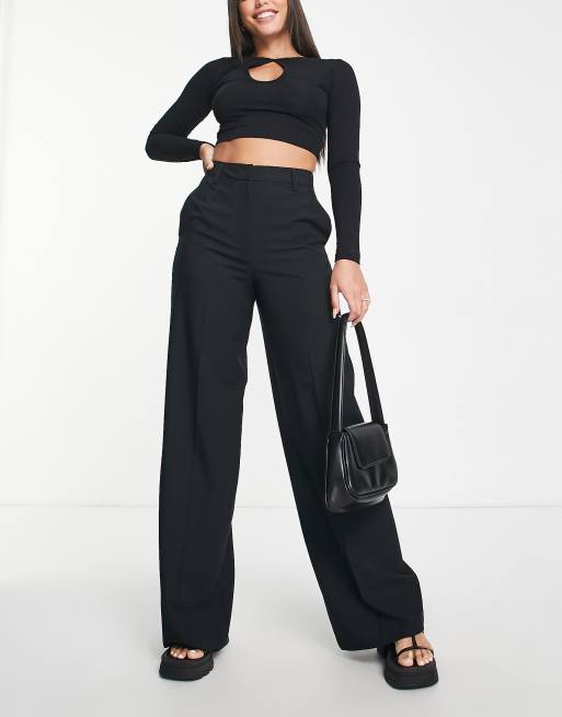 Asos tall best sale black trousers